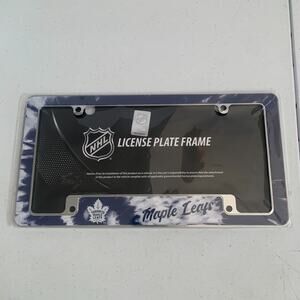 Toronto Maple Leafs Tie Dye NHL Hockey Officially Licensed License Plate Frame